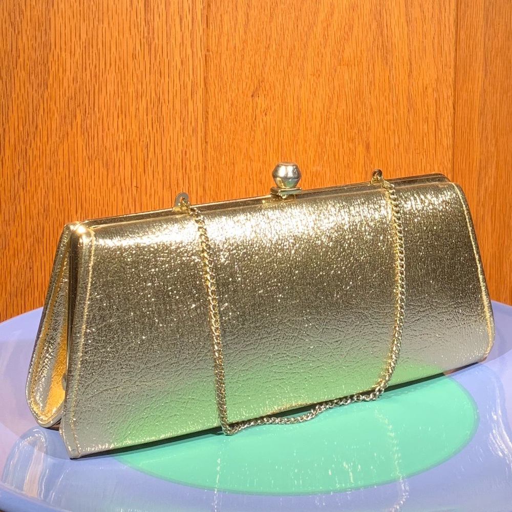 Gold clutch. Formal,party,dinner,bag free ship